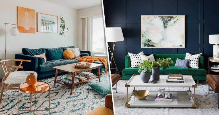 Цвет в интерьере гостиной: смелые сочетания, которые работают в жизни