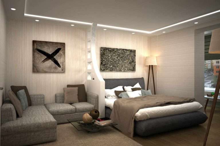 Дизайн спальни-зала фото: в одной комнате две, интерьер как сделать в квартире, совмещенный дом и гостиная