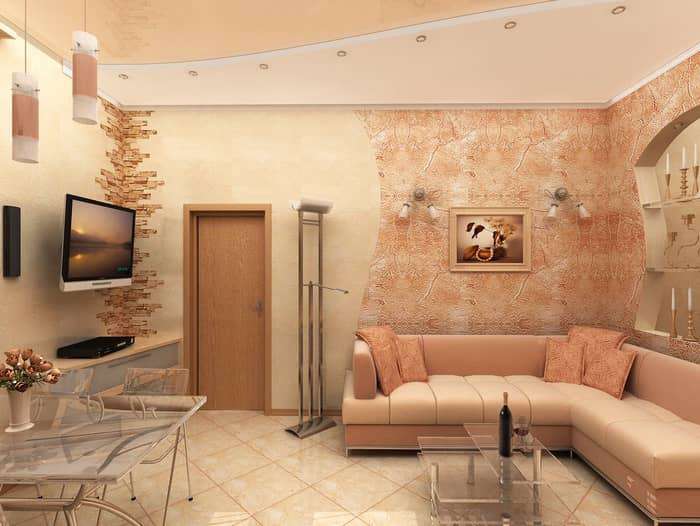 Интерьер маленького зала в квартире фото: дизайн в квартире, небольшой размер, просторный зал, красивое оформление